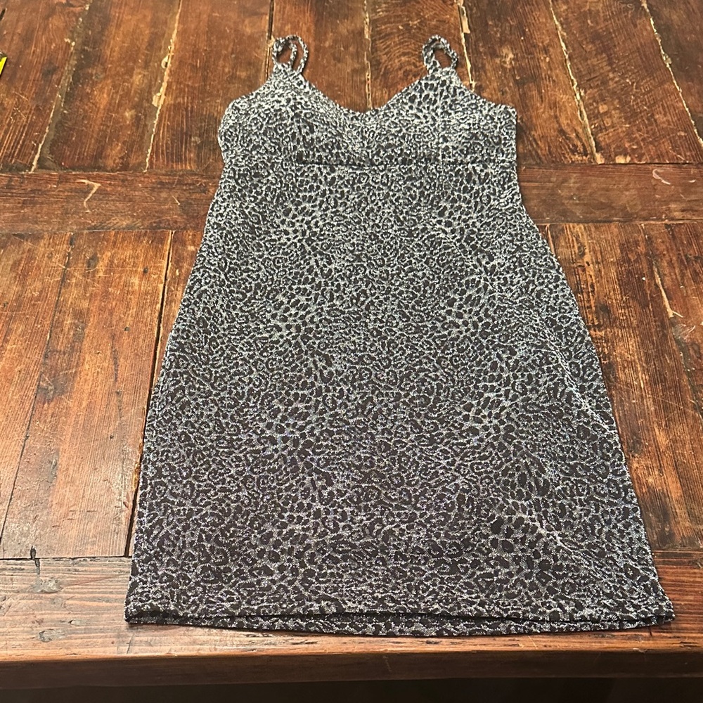 Leopard Print Sleeveless Dress